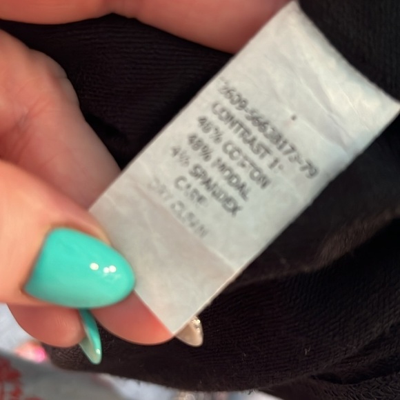 Pete Black Top w White Crochet Trim Size XS Boutique Brand - Picture 8 of 8